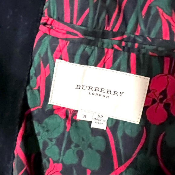 Burberry Velvet Smoking Jacket Black 46 52R Blazer - Picture 7 of 12